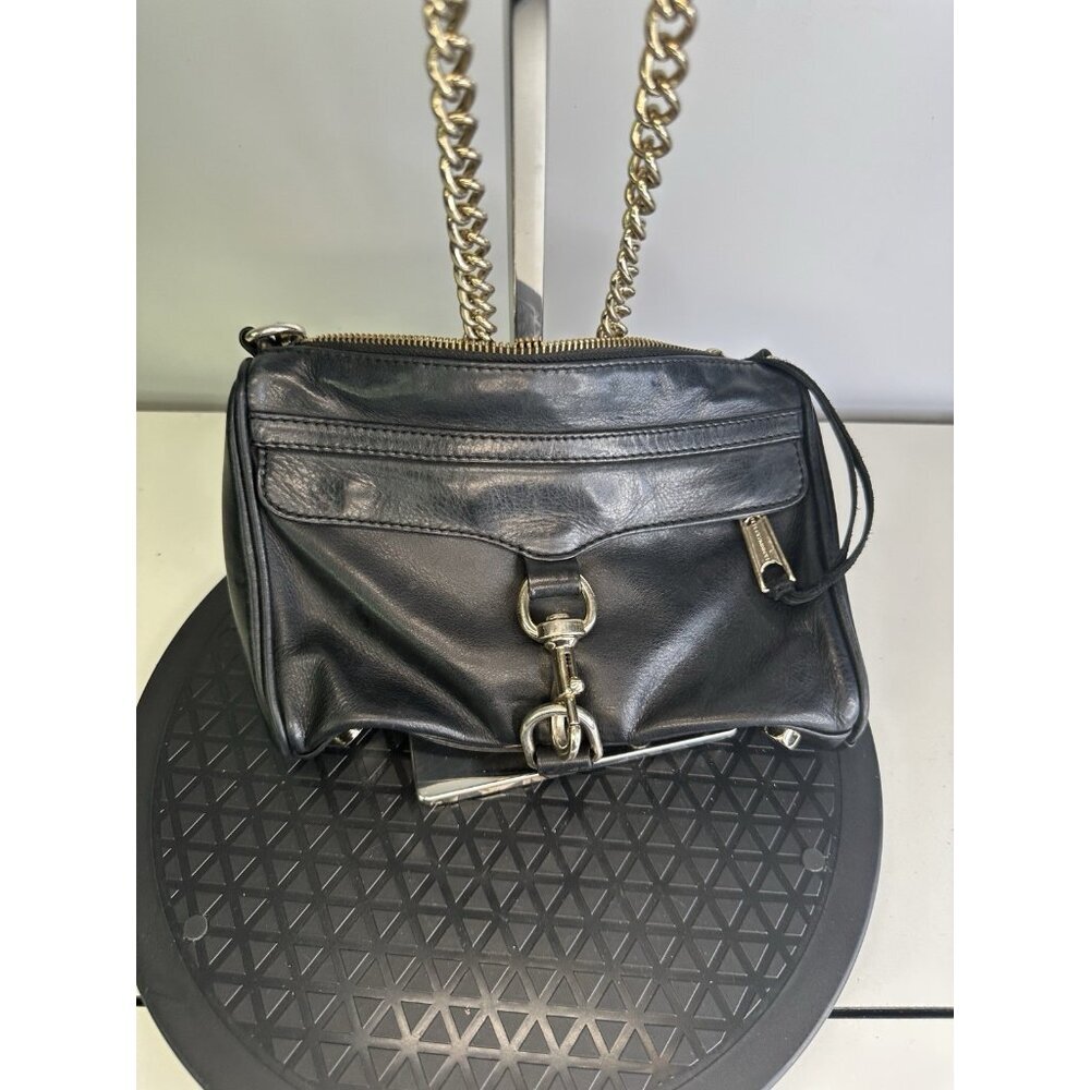 Rebecca-Minkoff-Navy-Leather-Mini-M.A.C-Crossbody-Bag-Gold-Chain-Shoulder